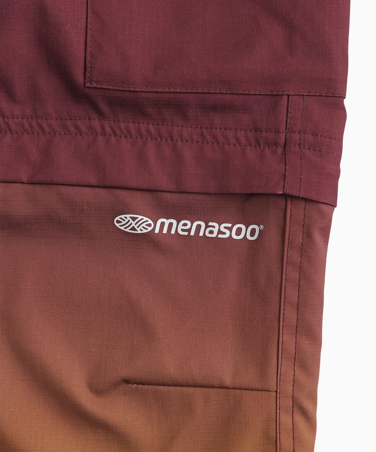 미나수(MENASOO) Gradient Convertible Hiking Pants_Red