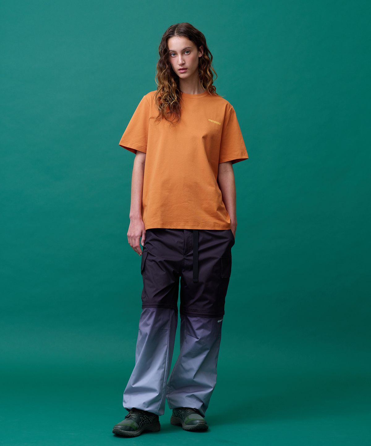 미나수(MENASOO) Gradient Convertible Hiking Pants_Black