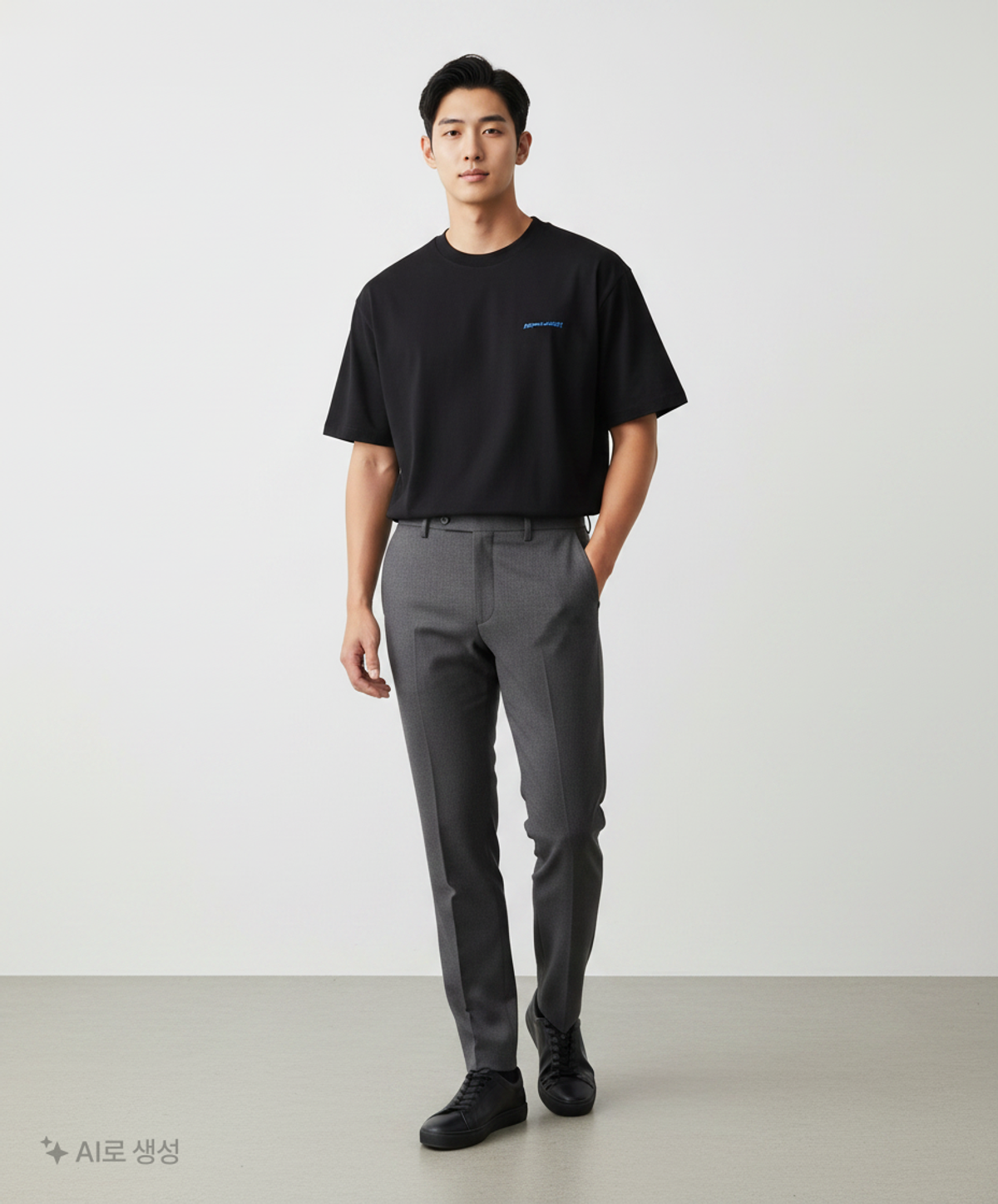 일꼬르소(IL CORSO) 머큐리 아트웍 반팔 티셔츠 블랙 IETS3F604BK XL