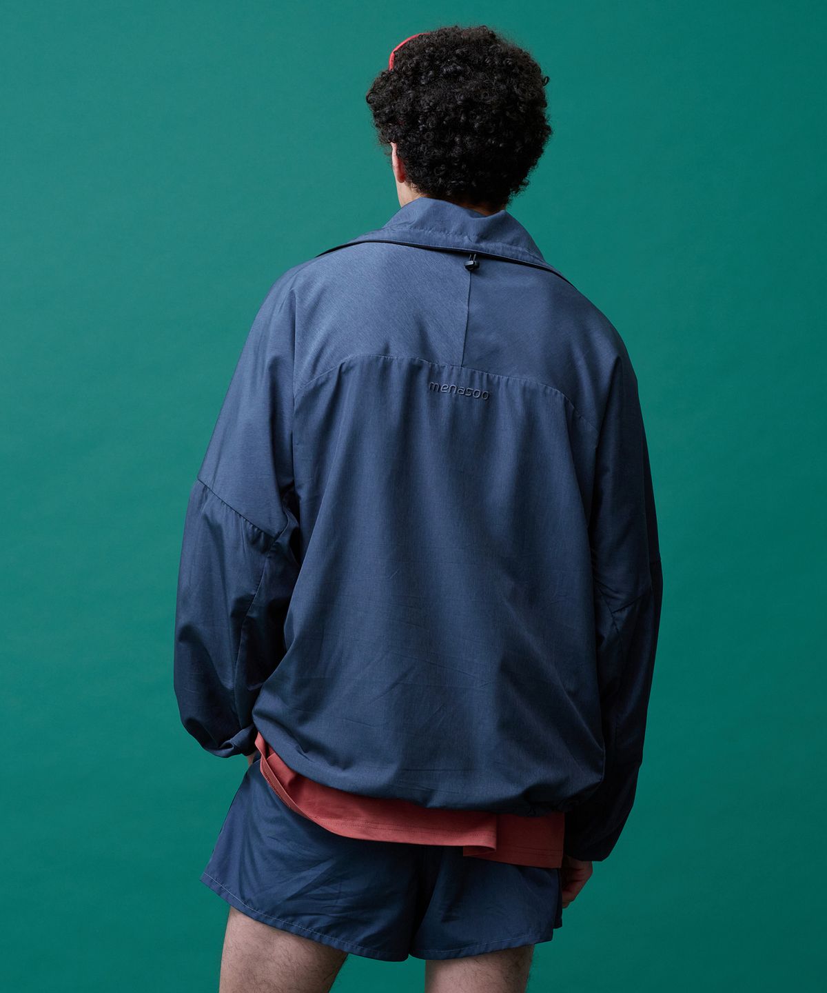 미나수(MENASOO) Unisex Easy Move Half Zip_Navy