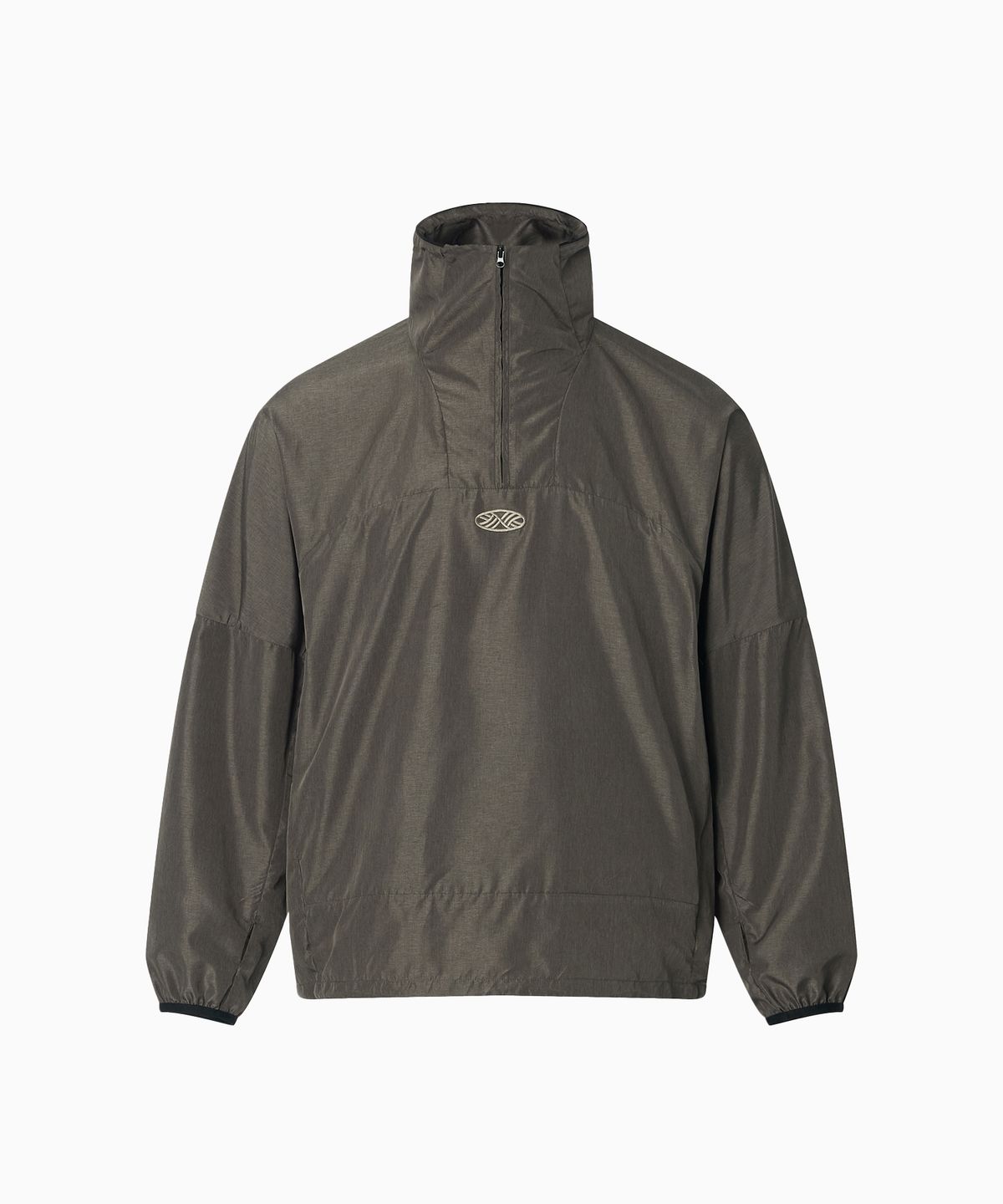 미나수(MENASOO) Unisex Easy Move Half Zip_Brown