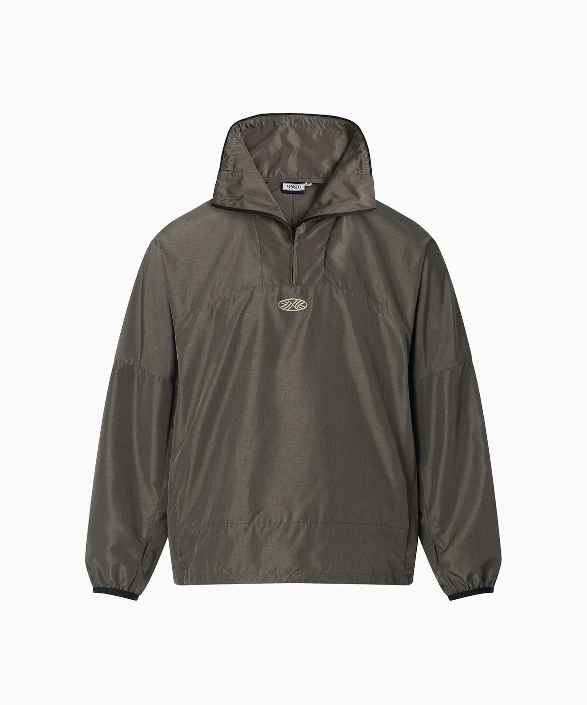 미나수(MENASOO) Unisex Easy Move Half Zip_Brown