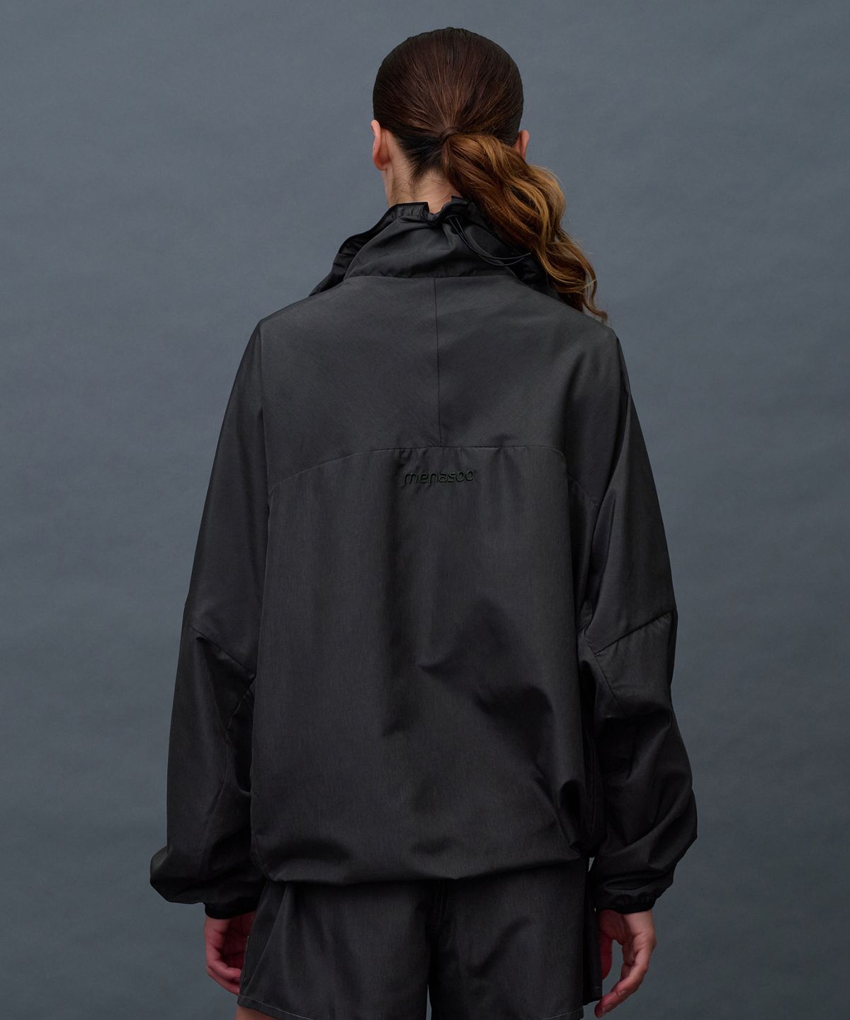 미나수(MENASOO) Unisex Easy Move Half Zip_Khaki