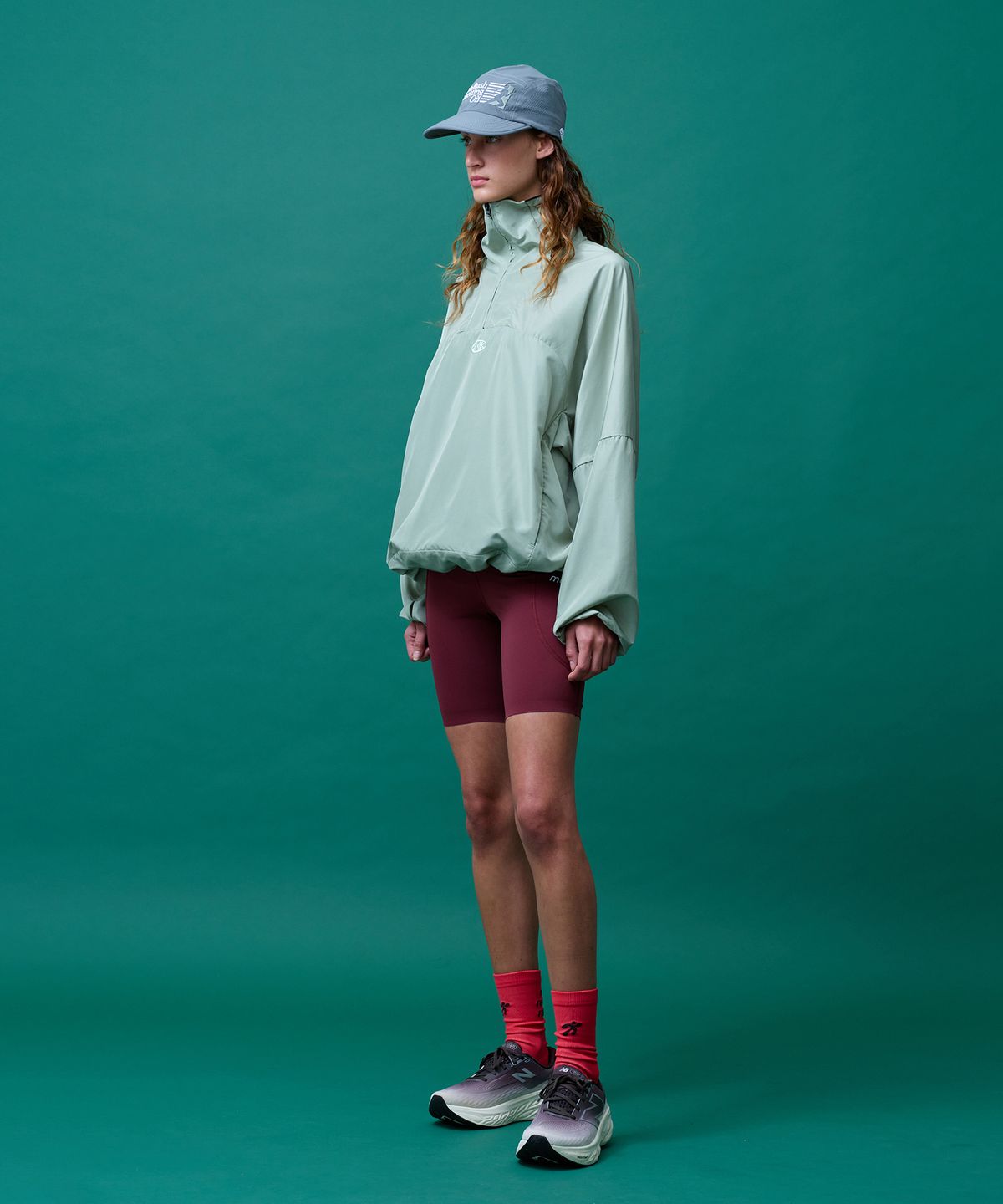 미나수(MENASOO) Unisex Easy Move Half Zip_Mint