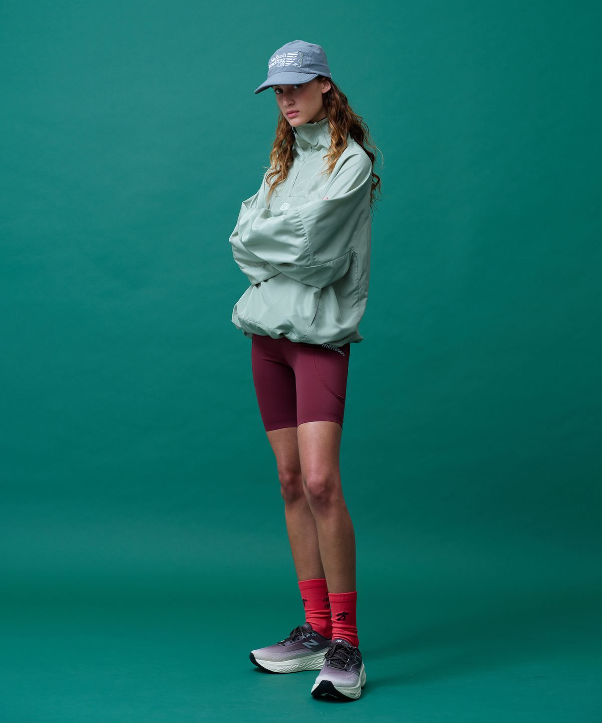 미나수(MENASOO) Unisex Easy Move Half Zip_Mint