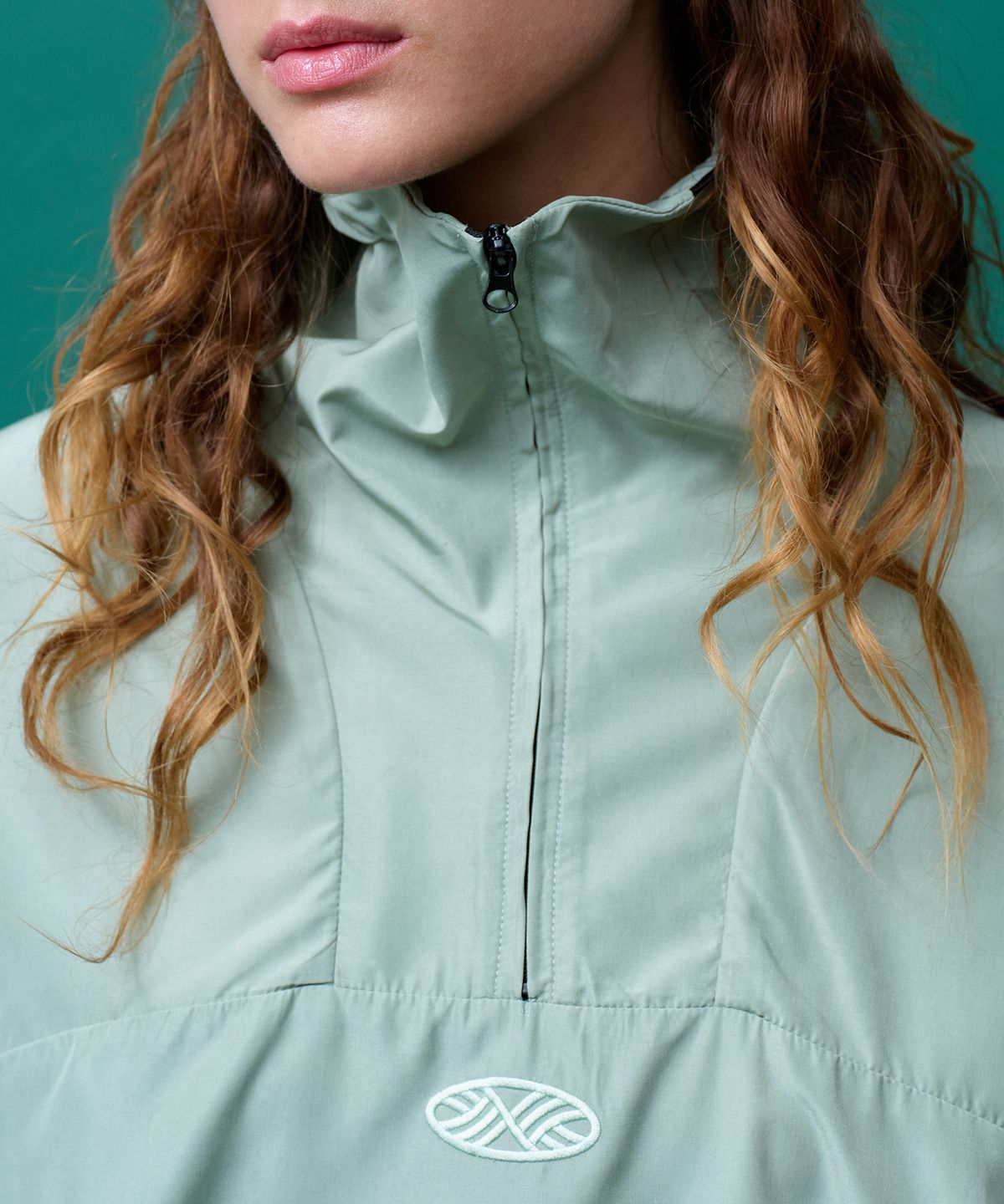 미나수(MENASOO) Unisex Easy Move Half Zip_Mint