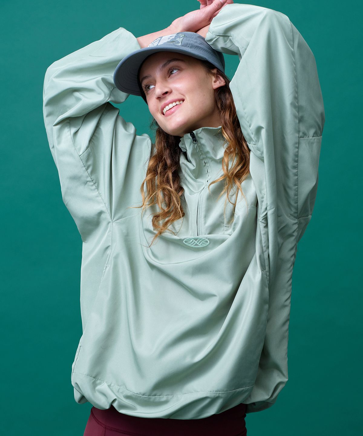미나수(MENASOO) Unisex Easy Move Half Zip_Mint