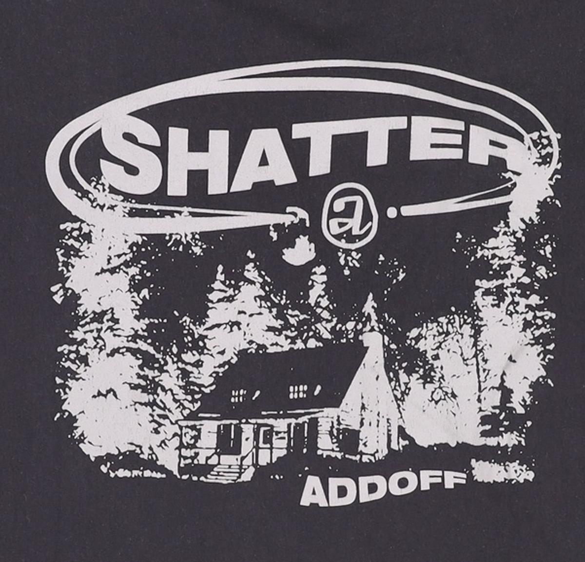 애드오프(ADDOFF) SHATTERED T-SHIRT BLACK M