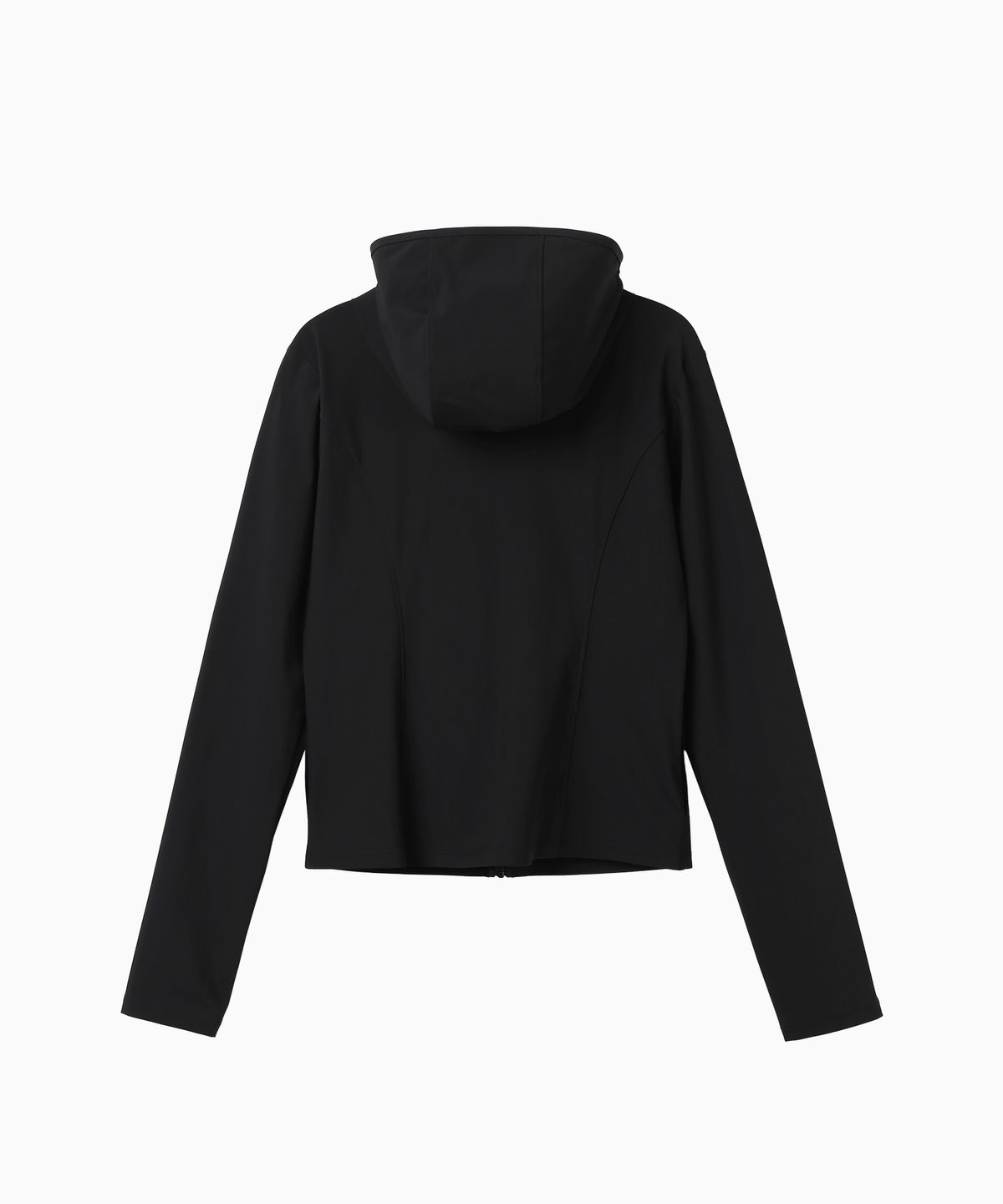 미나수(MENASOO) Face Cover Zip Up Jersey_Black