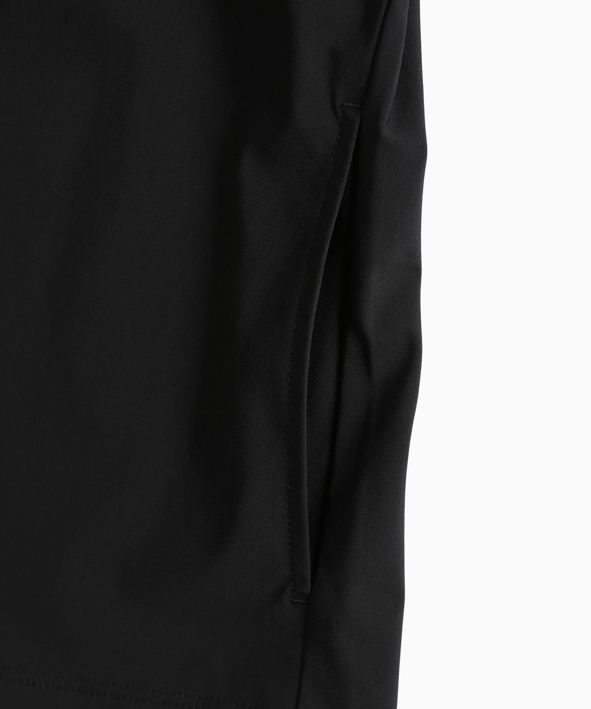 미나수(MENASOO) Face Cover Zip Up Jersey_Black