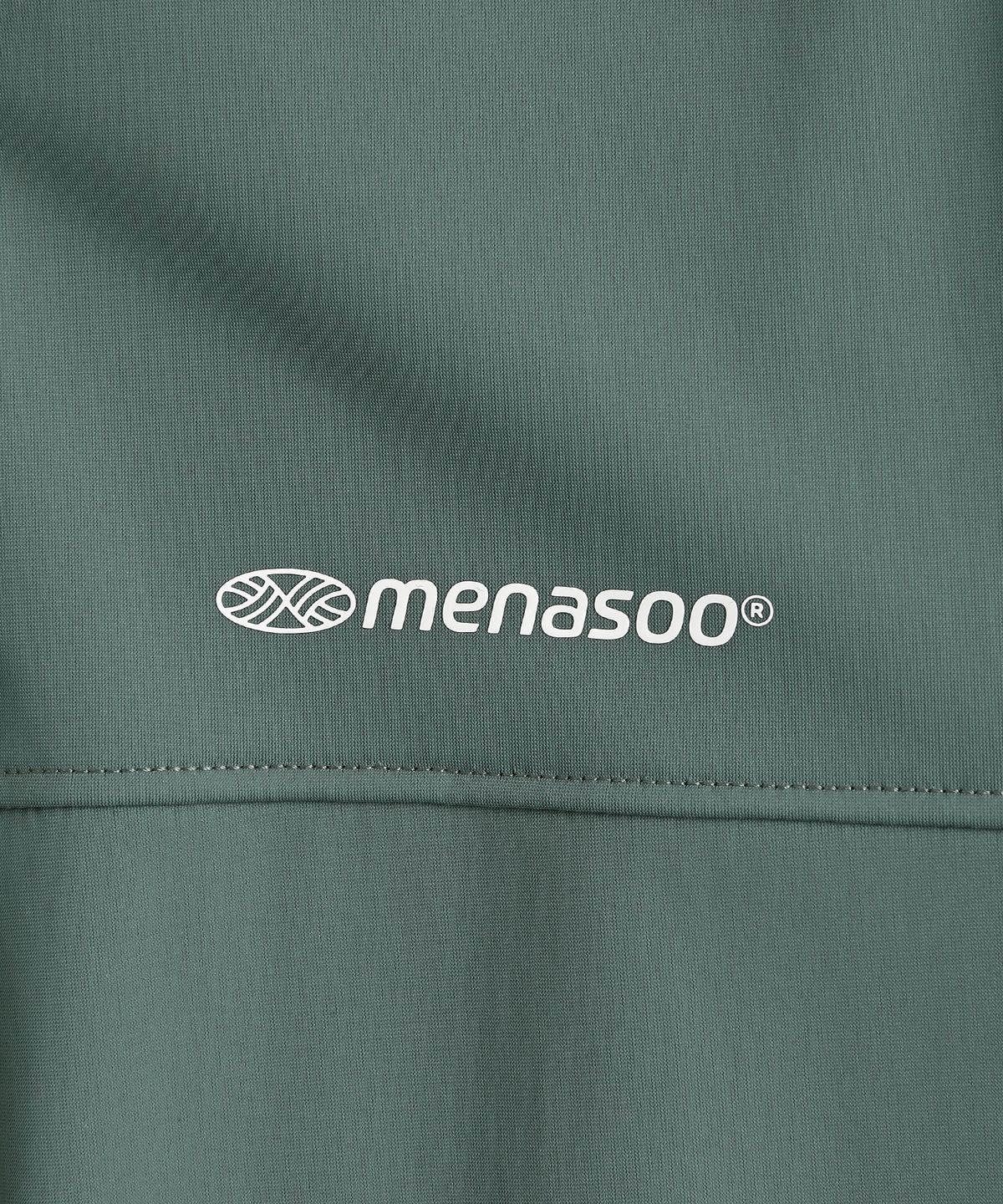 미나수(MENASOO) Face Cover Zip Up Jersey_Mint