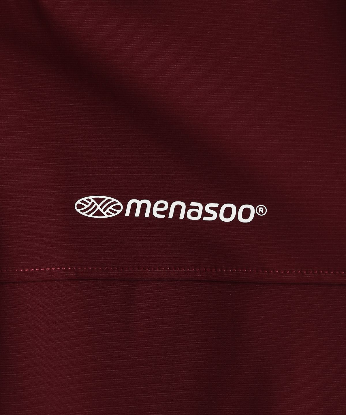 미나수(MENASOO) Face Cover Zip Up Jersey_Red