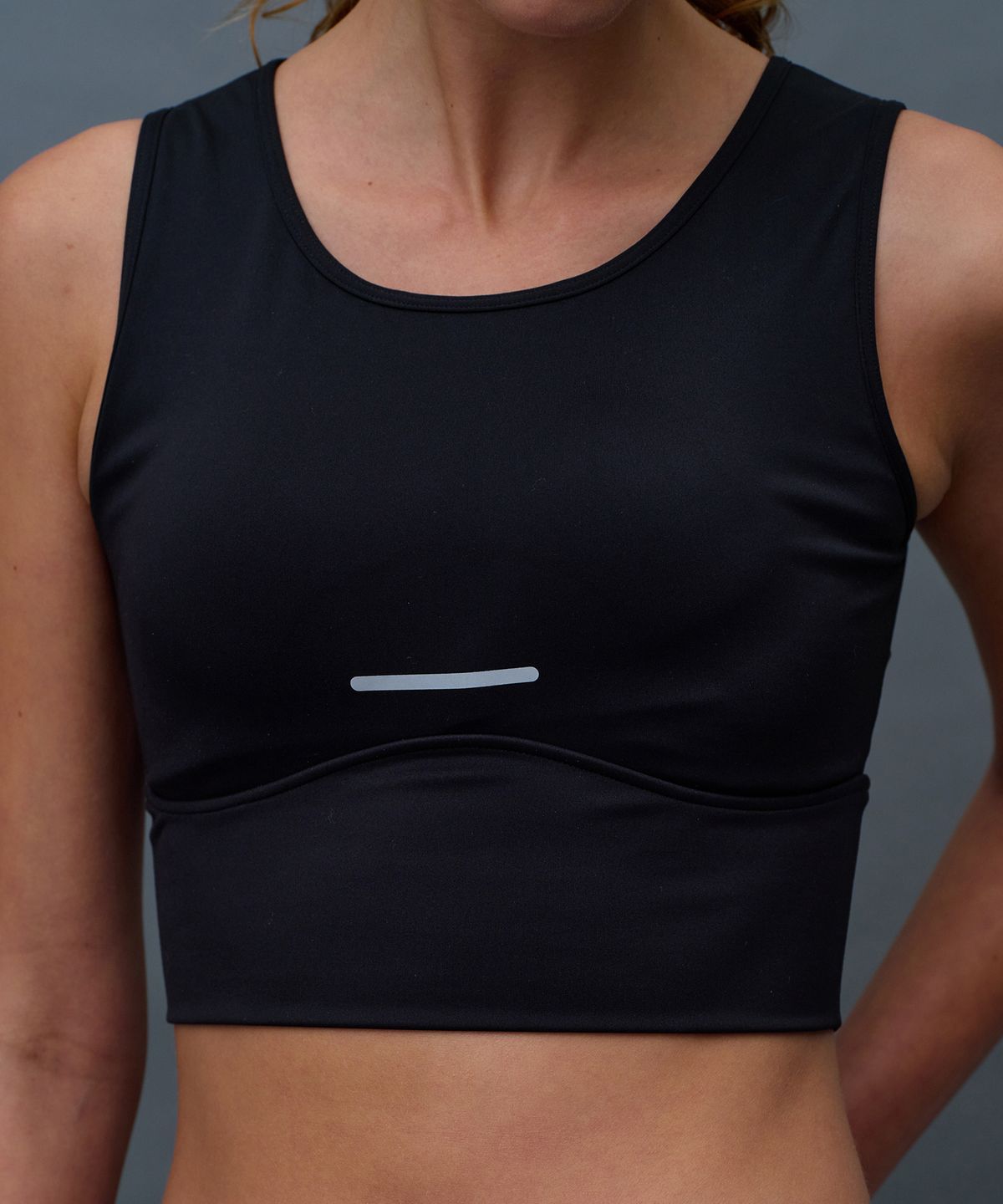 미나수(MENASOO) Pace Hold Sport Bra Top_Black