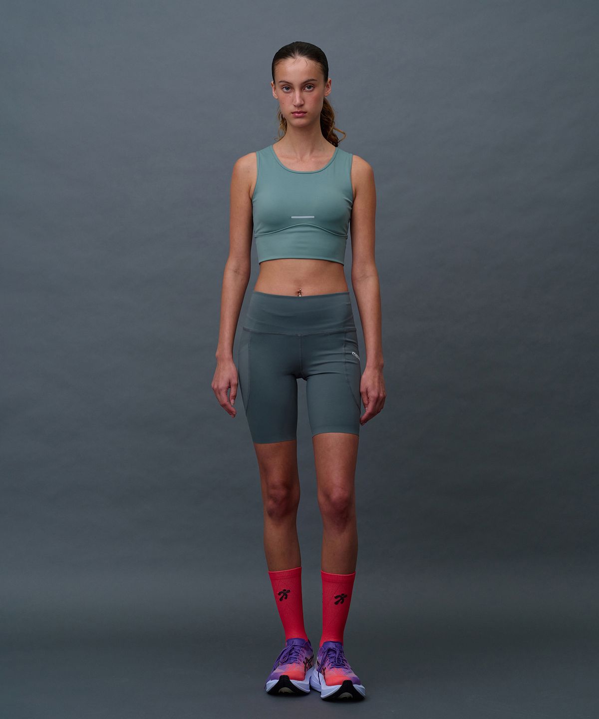 미나수(MENASOO) Pace Hold Sport Bra Top_Mint