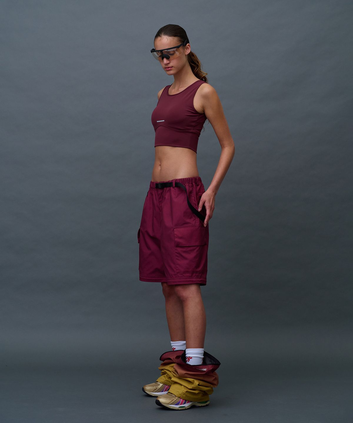 미나수(MENASOO) Pace Hold Sport Bra Top_Red