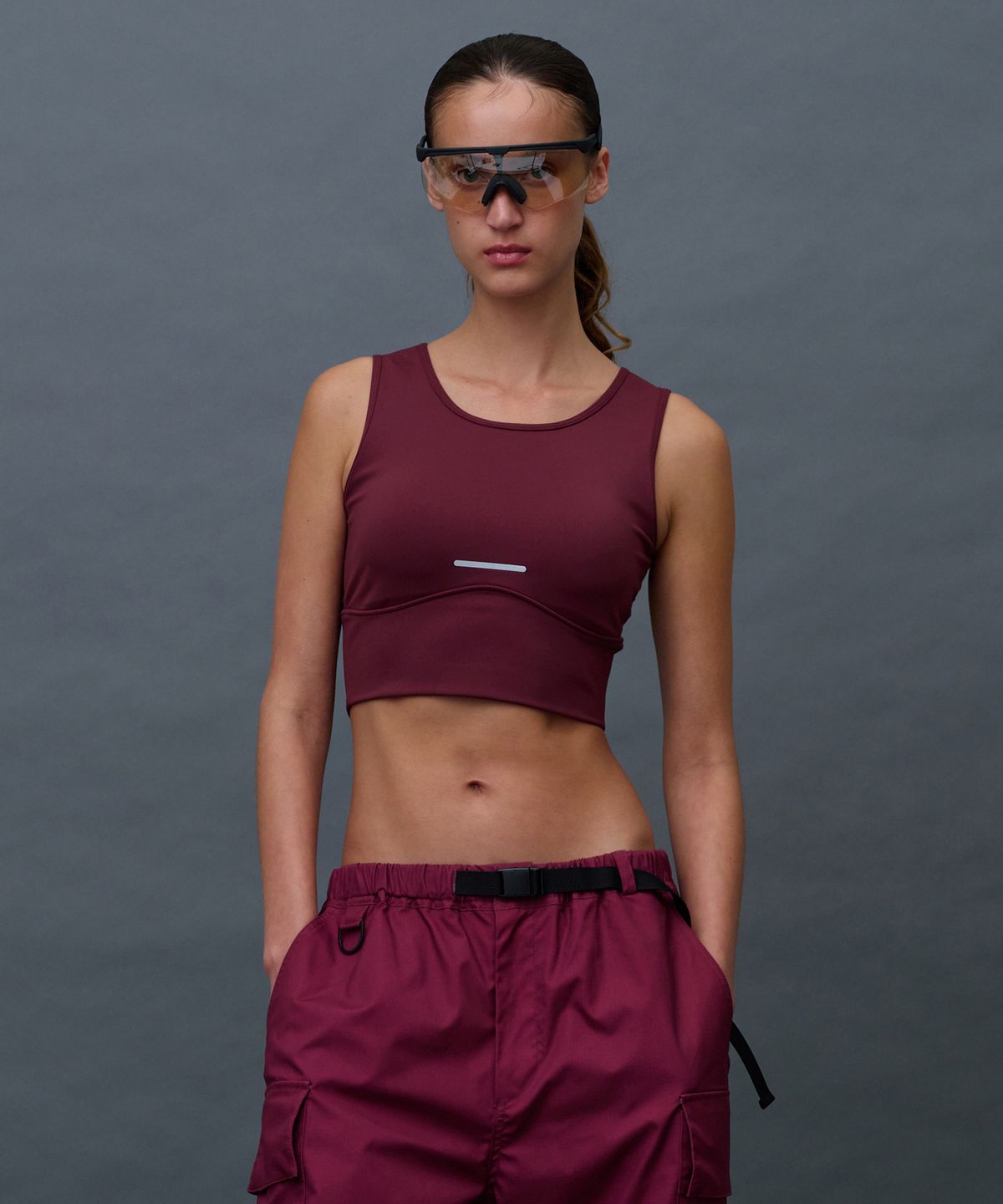 미나수(MENASOO) Pace Hold Sport Bra Top_Red