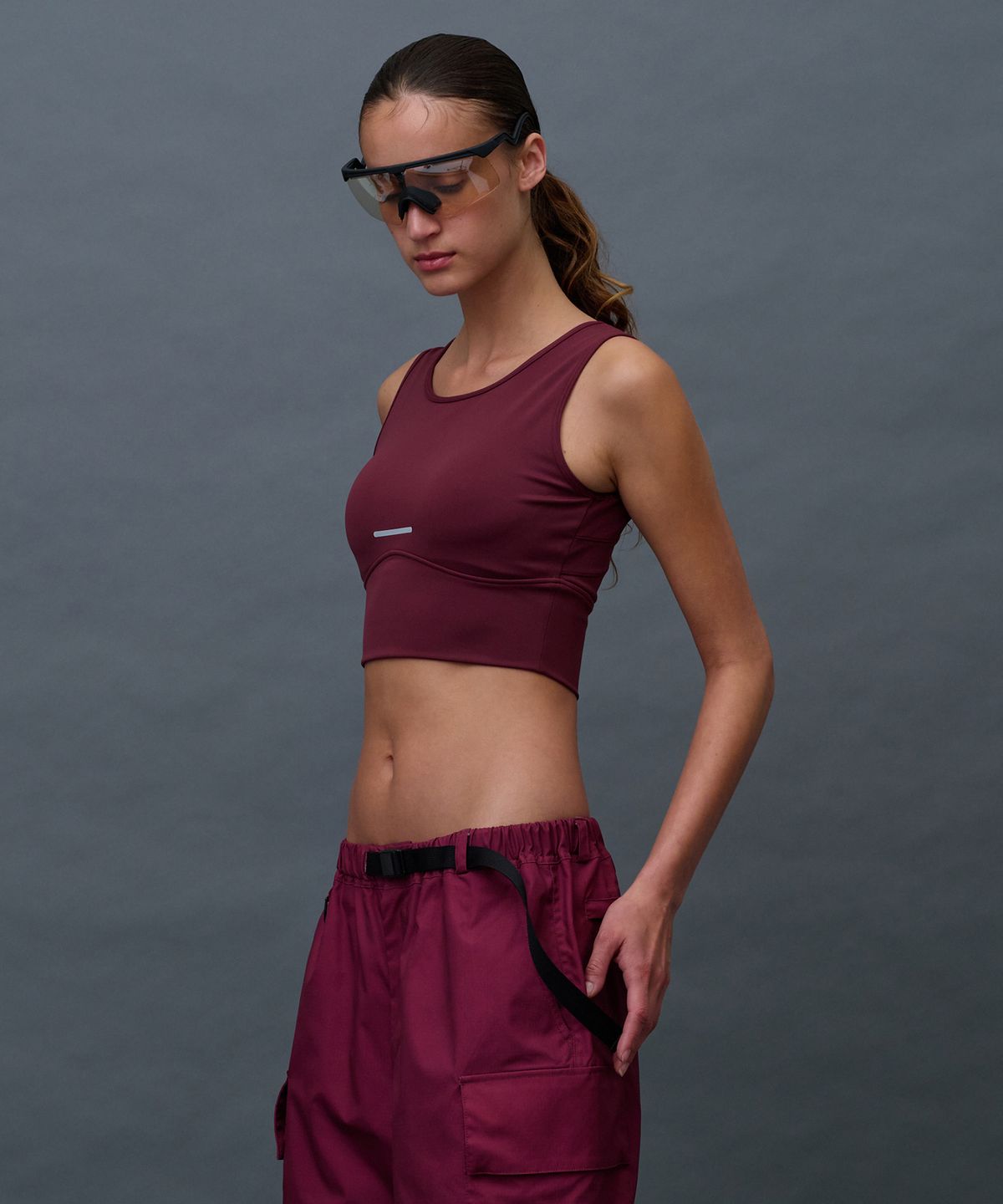 미나수(MENASOO) Pace Hold Sport Bra Top_Red