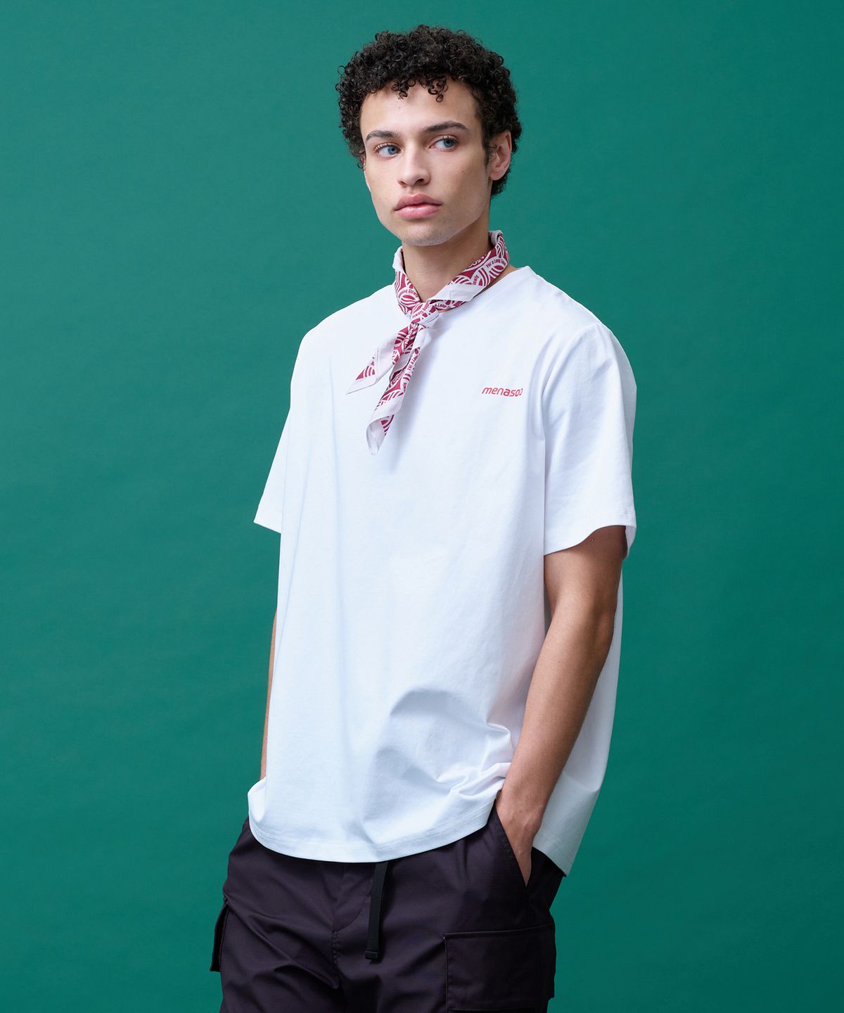 미나수(MENASOO) Sorona No Rush T Shirt (Basic Fit)_White