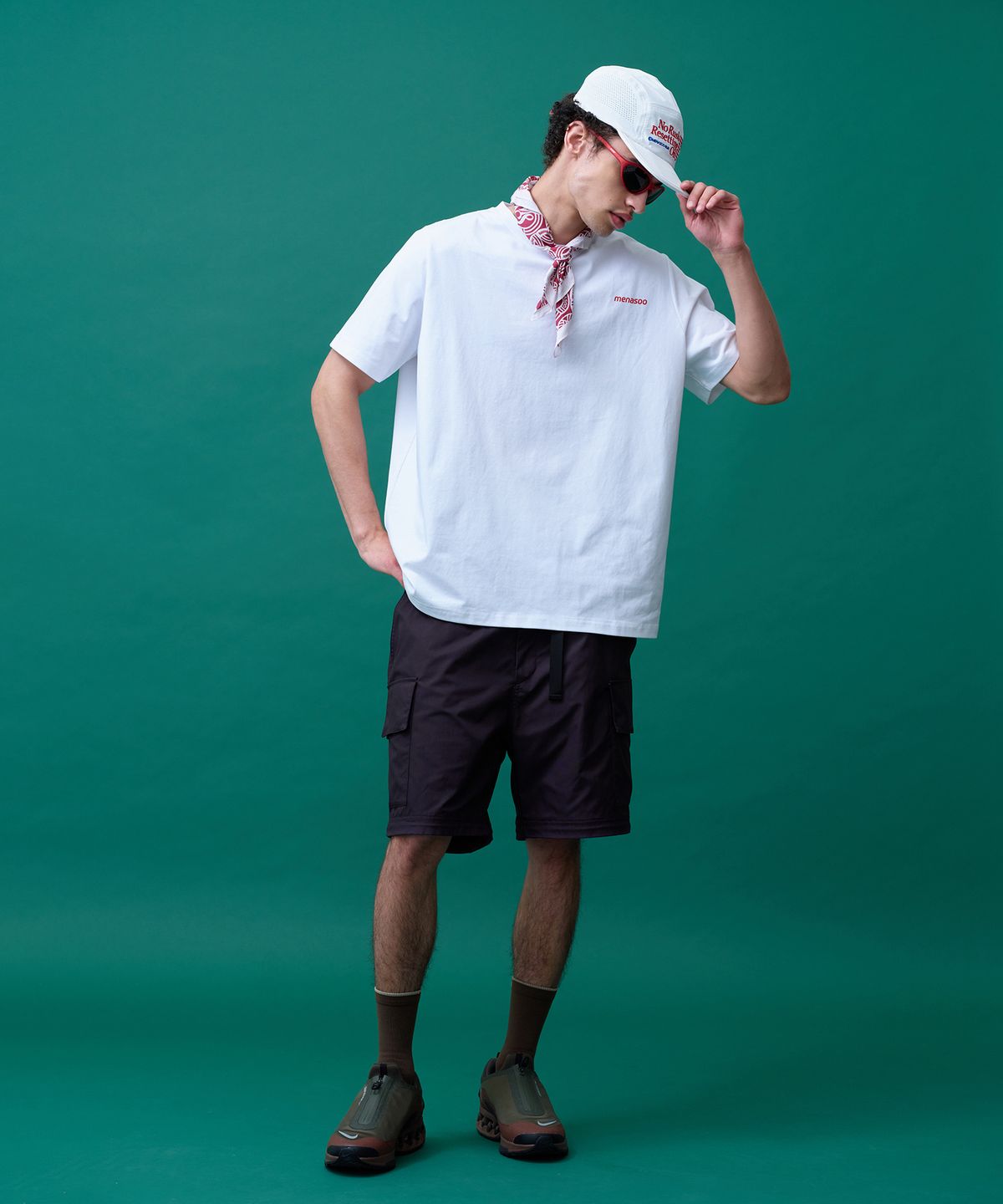 미나수(MENASOO) Sorona No Rush T Shirt (Basic Fit)_White