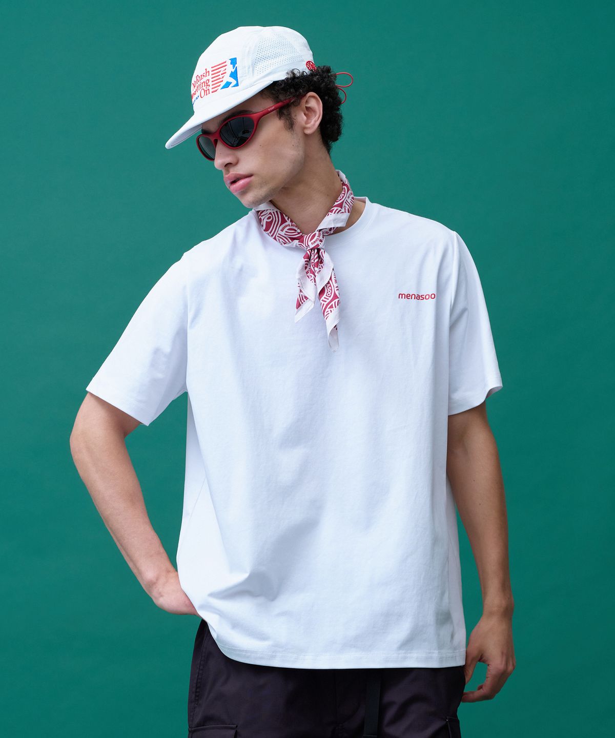 미나수(MENASOO) Sorona No Rush T Shirt (Basic Fit)_White