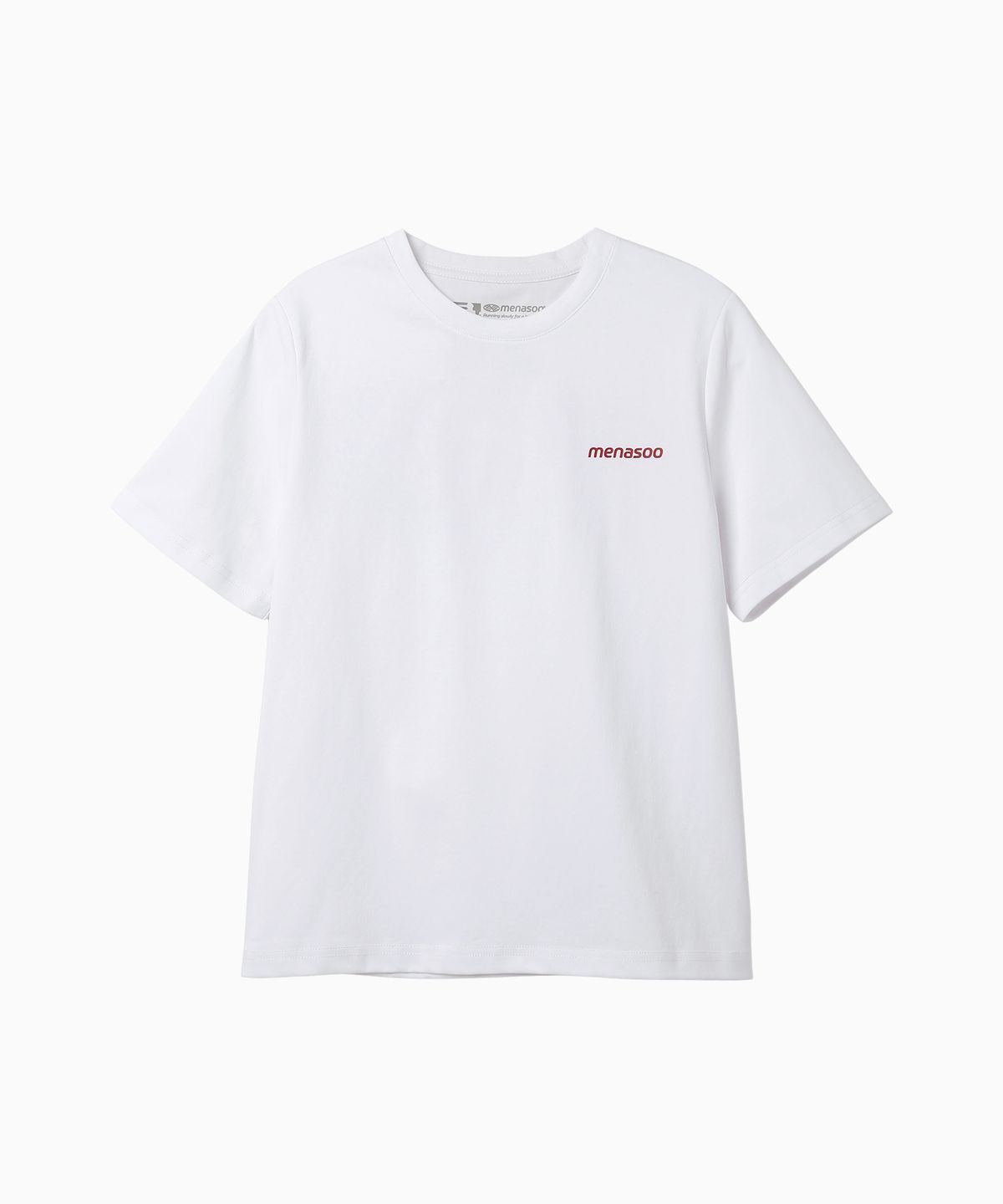 미나수(MENASOO) Sorona No Rush T Shirt (Basic Fit)_White