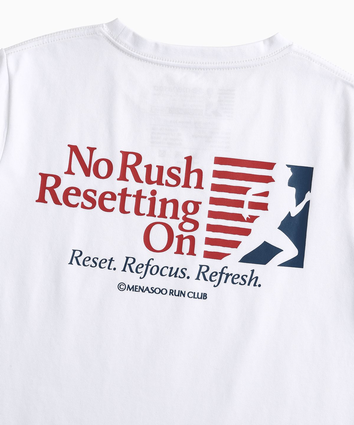 미나수(MENASOO) Sorona No Rush T Shirt (Basic Fit)_White