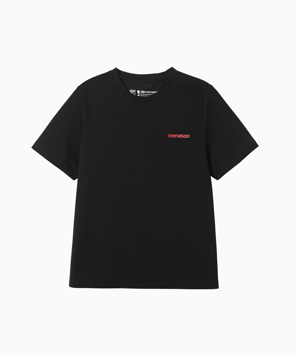 미나수(MENASOO) Sorona No Rush T Shirt (Basic Fit)_Black
