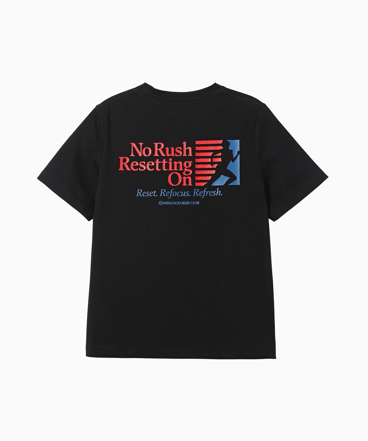 미나수(MENASOO) Sorona No Rush T Shirt (Basic Fit)_Black