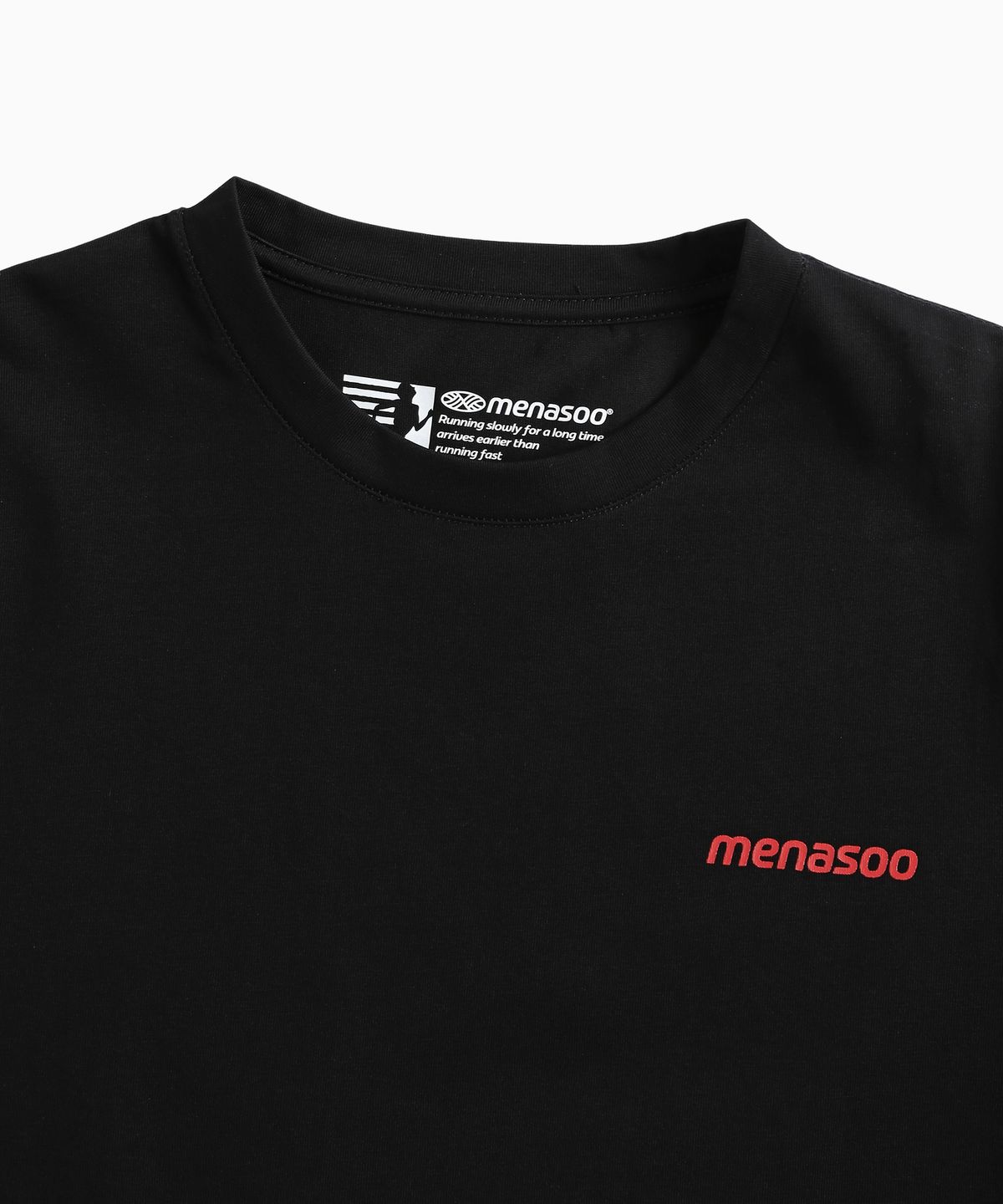 미나수(MENASOO) Sorona No Rush T Shirt (Basic Fit)_Black