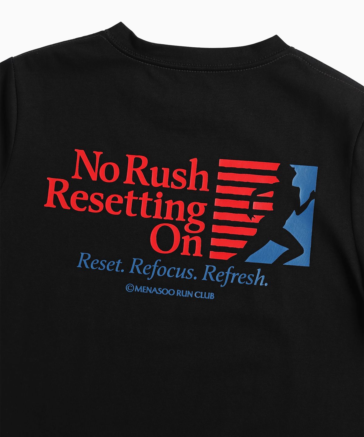 미나수(MENASOO) Sorona No Rush T Shirt (Basic Fit)_Black