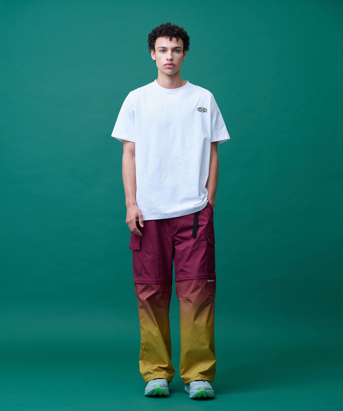 미나수(MENASOO) Run Symbol Sorona T Shirt (Basic Fit)_White