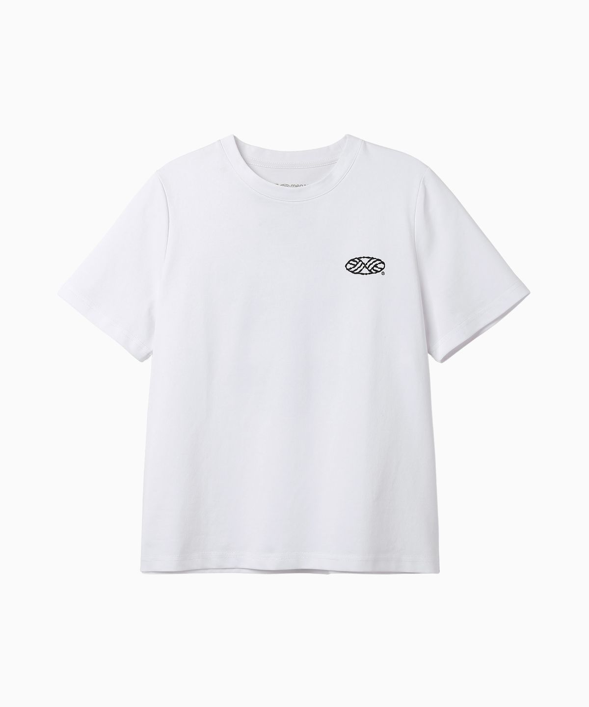 미나수(MENASOO) Run Symbol Sorona T Shirt (Basic Fit)_White