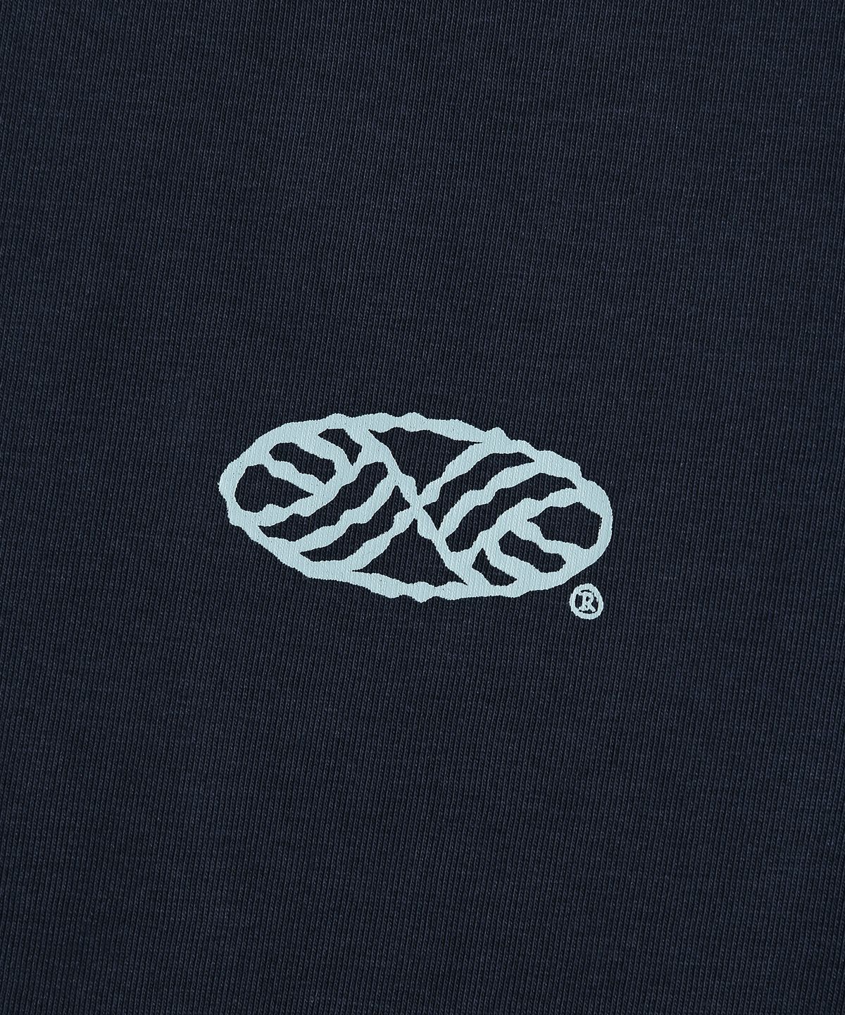 미나수(MENASOO) Run Symbol Sorona T Shirt (Basic Fit)_Navy