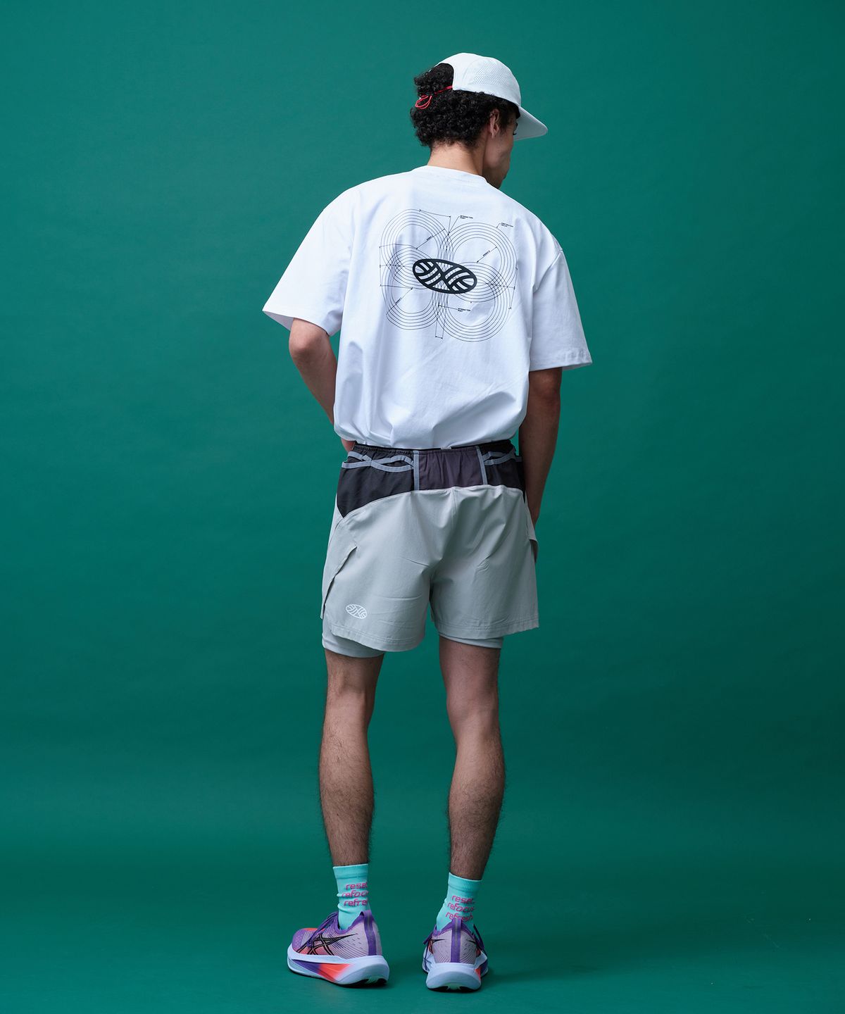 미나수(MENASOO) Unisex Symbol Sorona Basic T Shirt_White