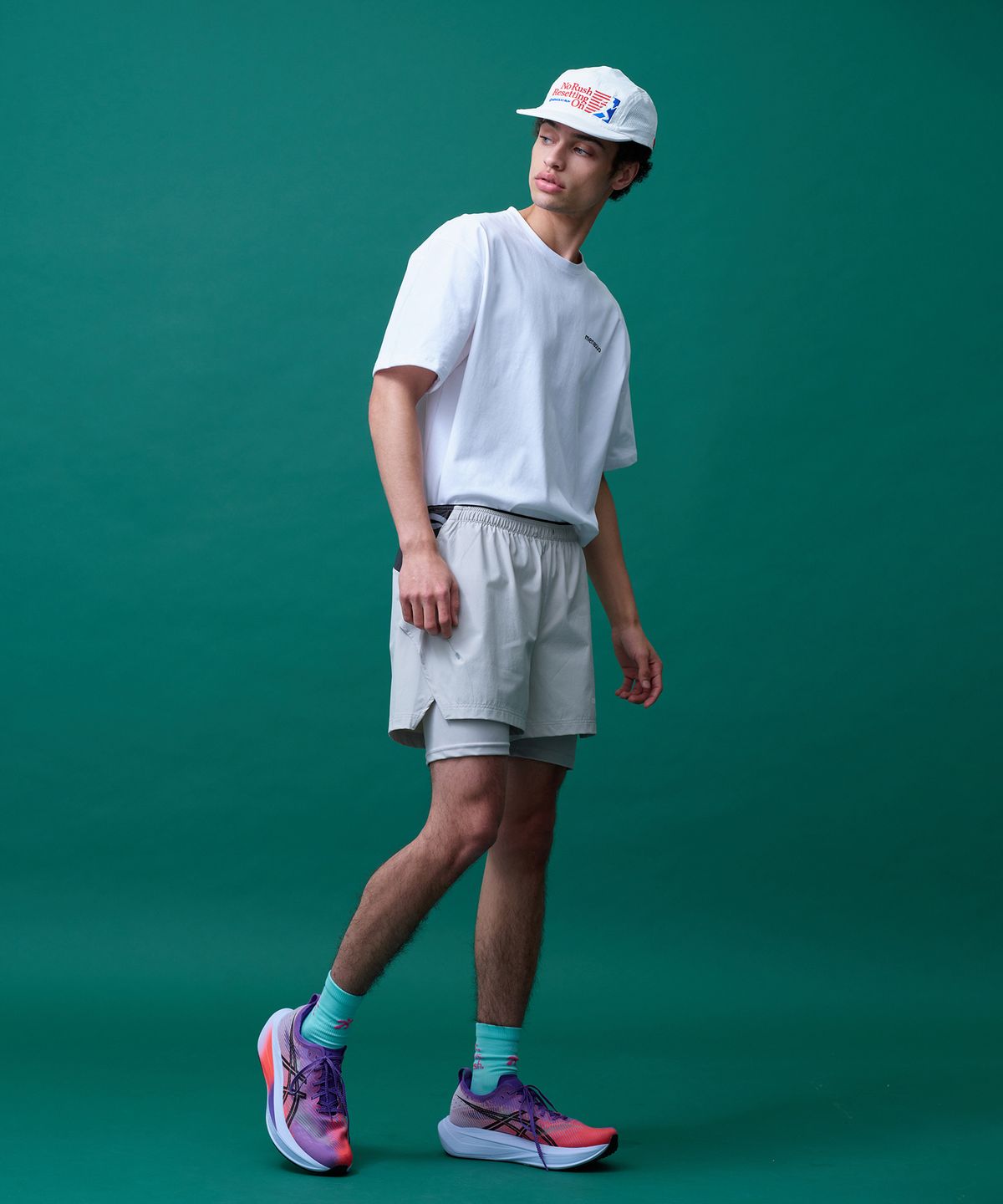 미나수(MENASOO) Unisex Symbol Sorona Basic T Shirt_White