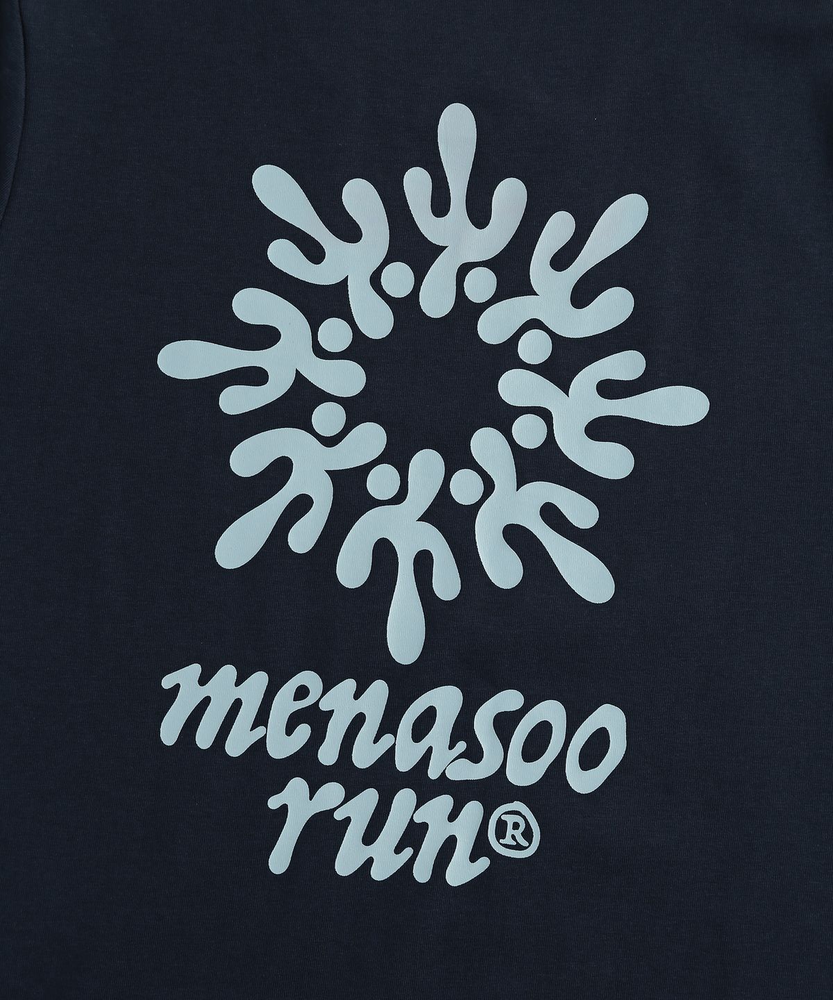 미나수(MENASOO) Unisex Symbol Sorona Basic T Shirt_Black