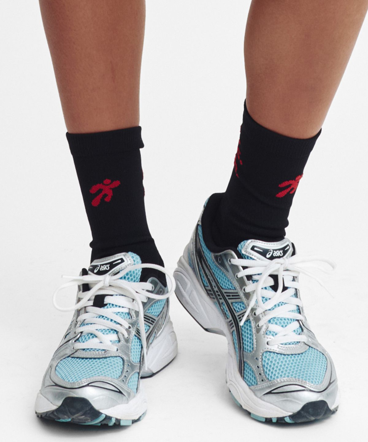 미나수(MENASOO) Flow Running Crew Socks_Black