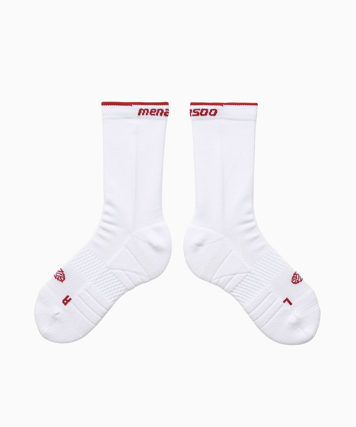 미나수(MENASOO) MNS Run Fit Pro Socks_White