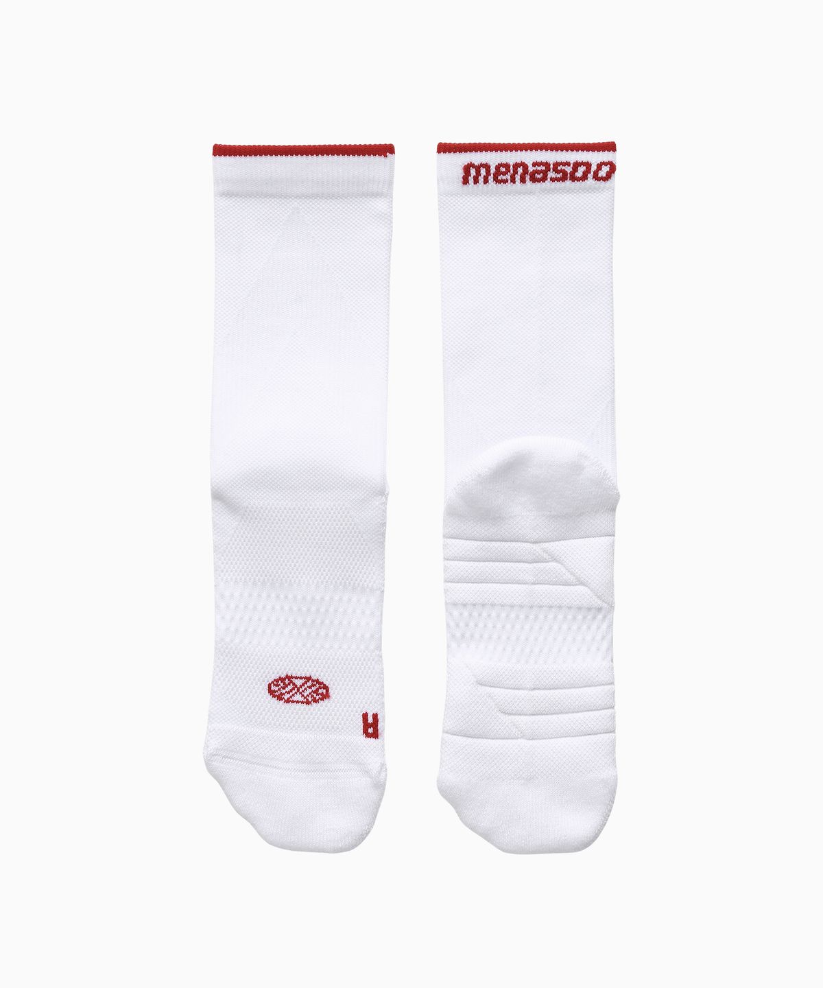 미나수(MENASOO) MNS Run Fit Pro Socks_White