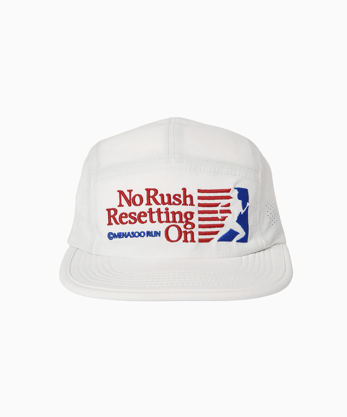 미나수(MENASOO) Running Sports No Rush Short Brim Cap_White