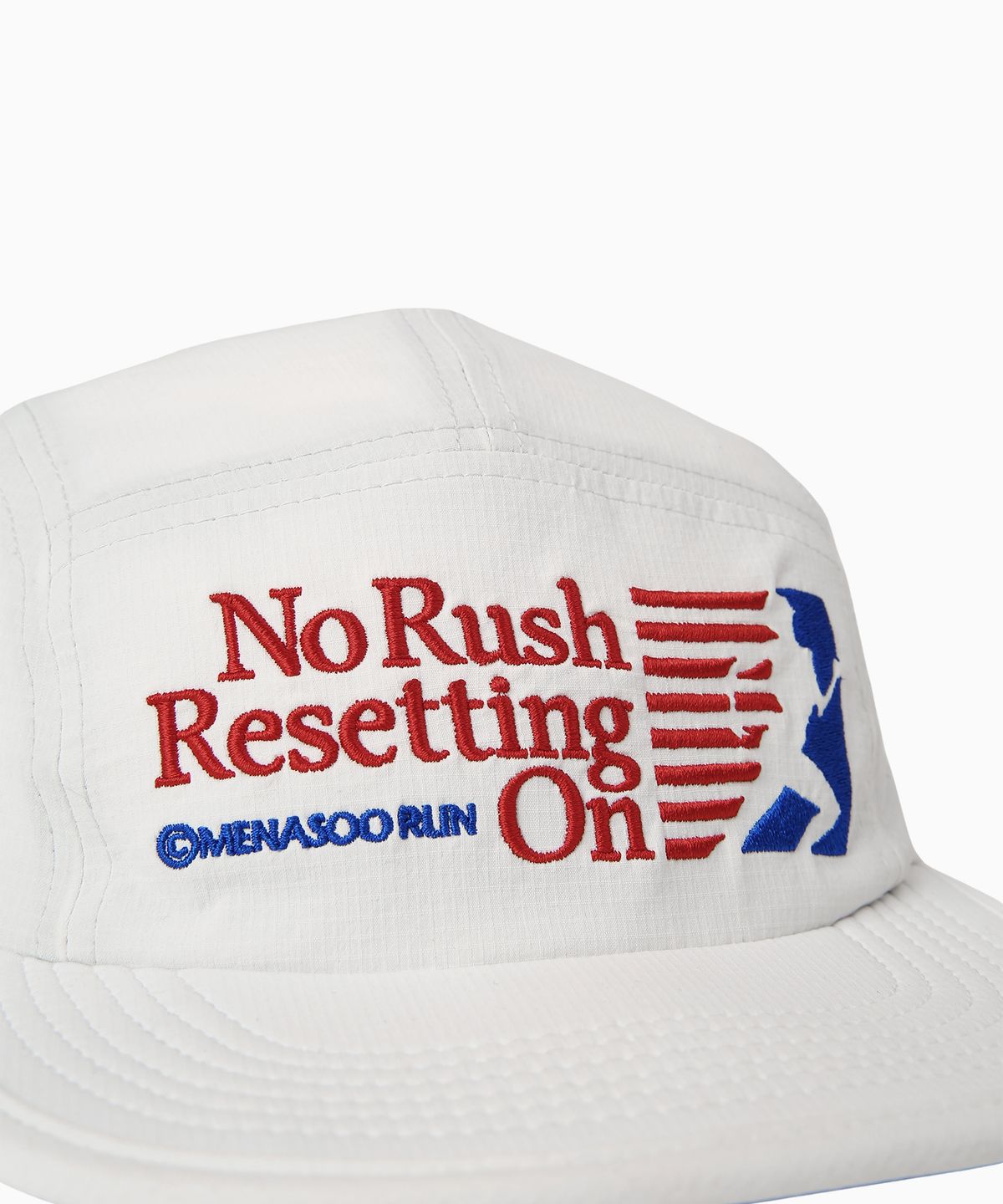 미나수(MENASOO) Running Sports No Rush Short Brim Cap_White
