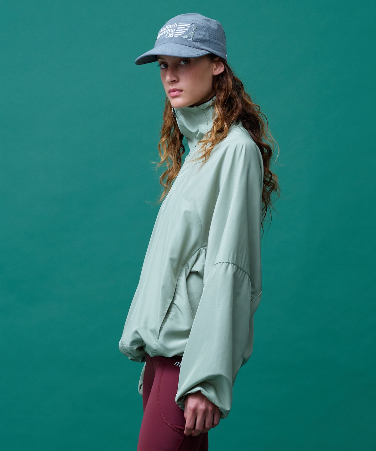 미나수(MENASOO) Running Sports No Rush Short Brim Cap_Mint
