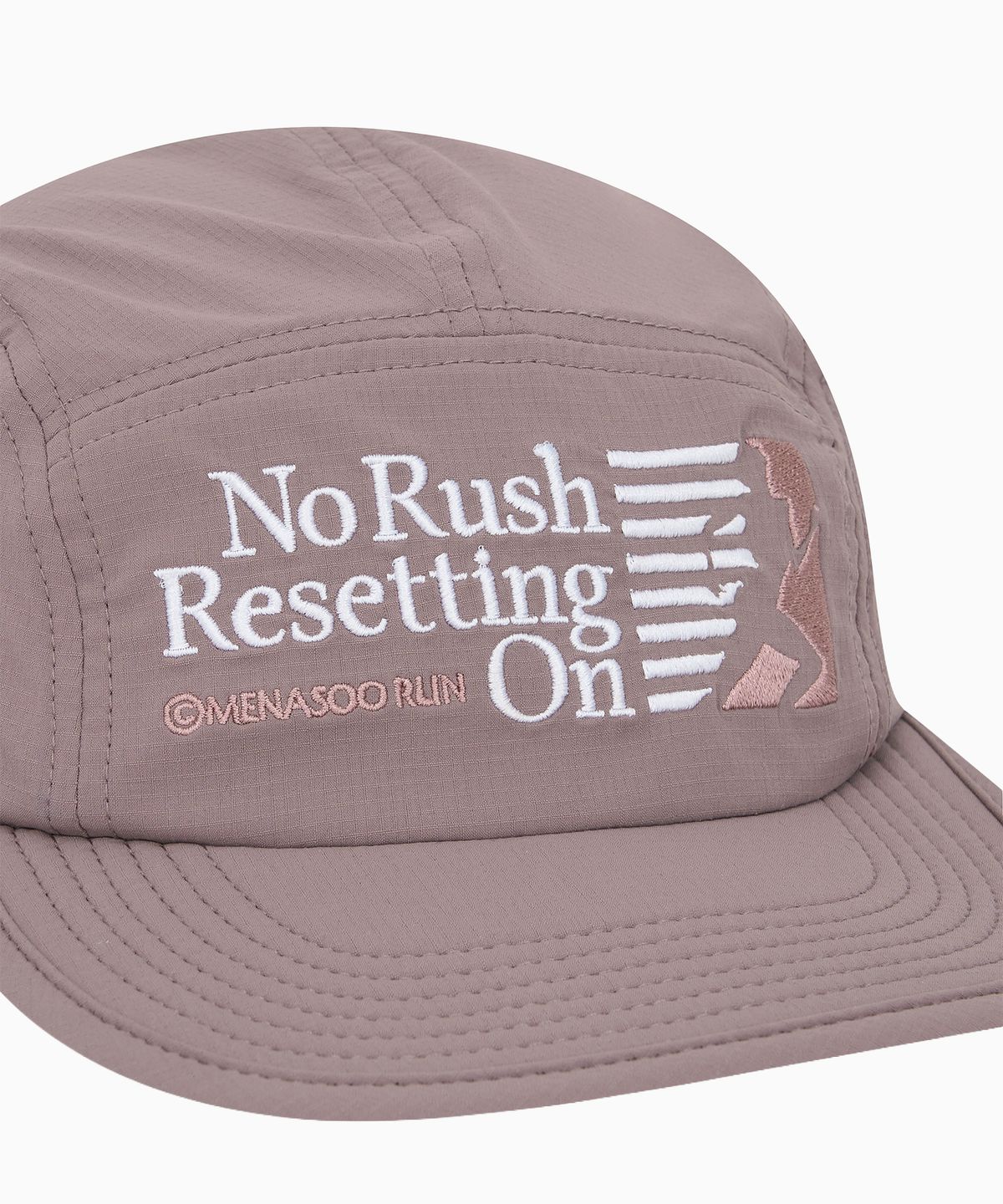 미나수(MENASOO) Running Sports No Rush Short Brim Cap_Purple