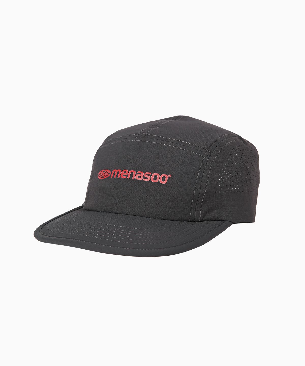 미나수(MENASOO) MNS Running Sports Short Brim Cap_Charcoal