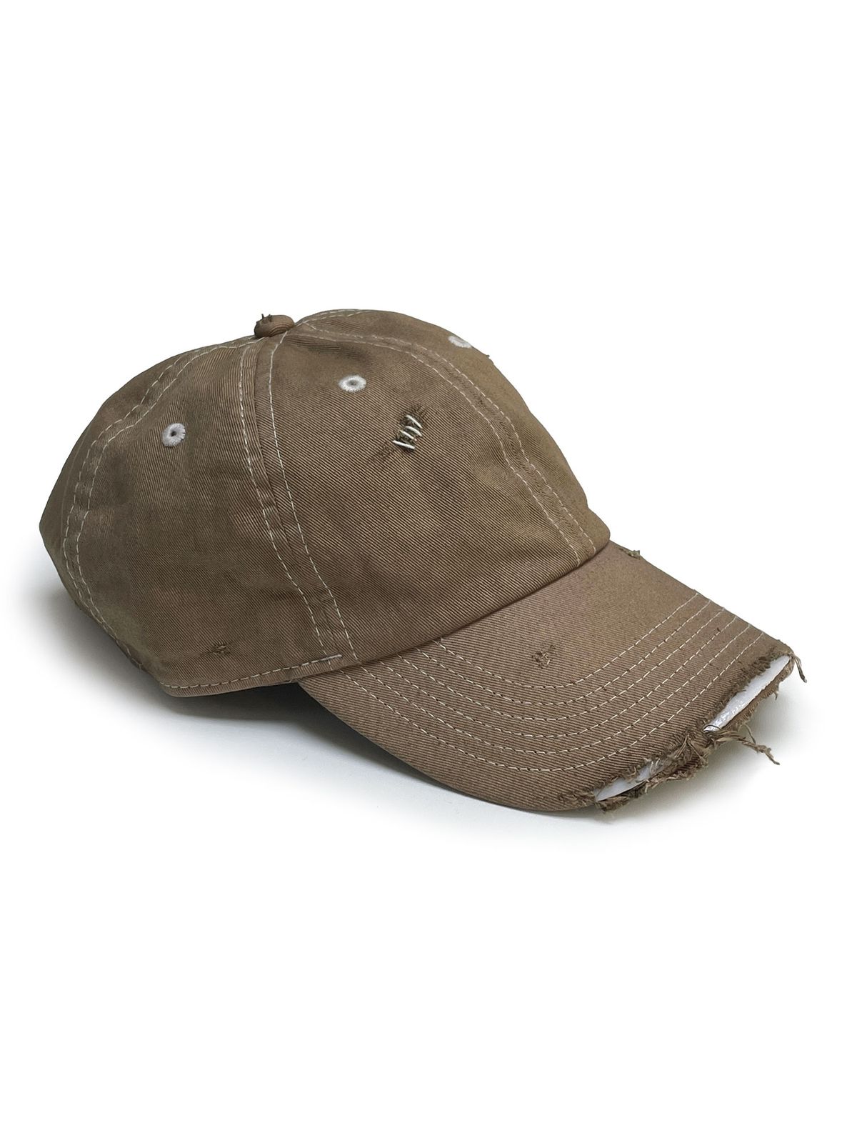 키아세(KIIACE) Distressed Cap - Faded Brown