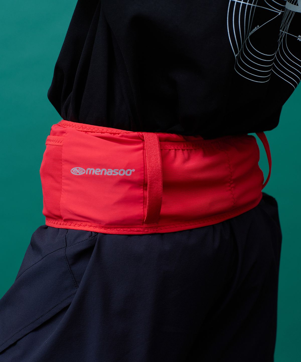 미나수(MENASOO) Distance Running Belt_Red