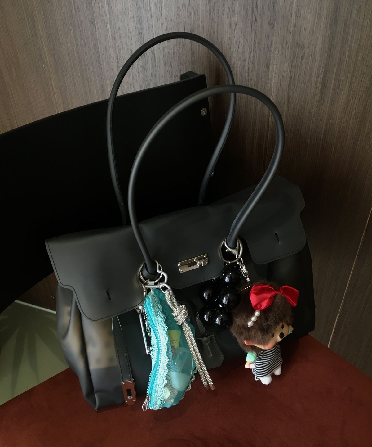 마틴콕스(MATINCOX) Jelly Keyring Bag - black
