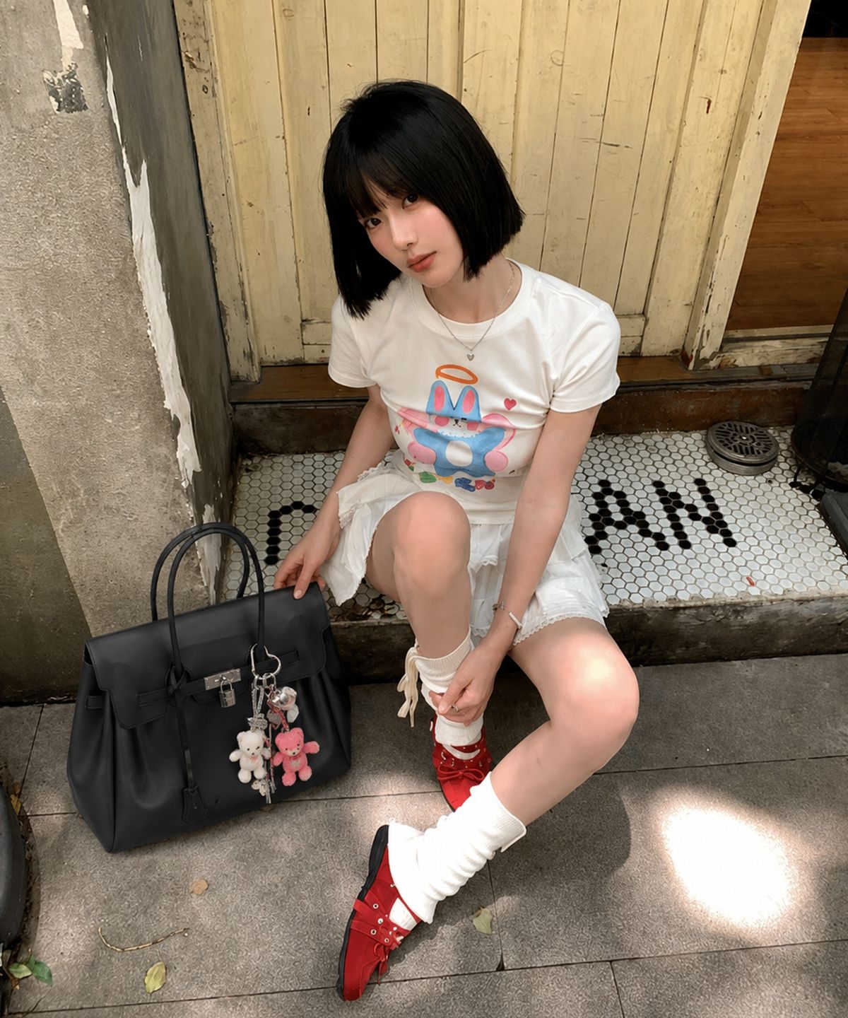 마틴콕스(MATINCOX) Jelly Keyring Bag - black