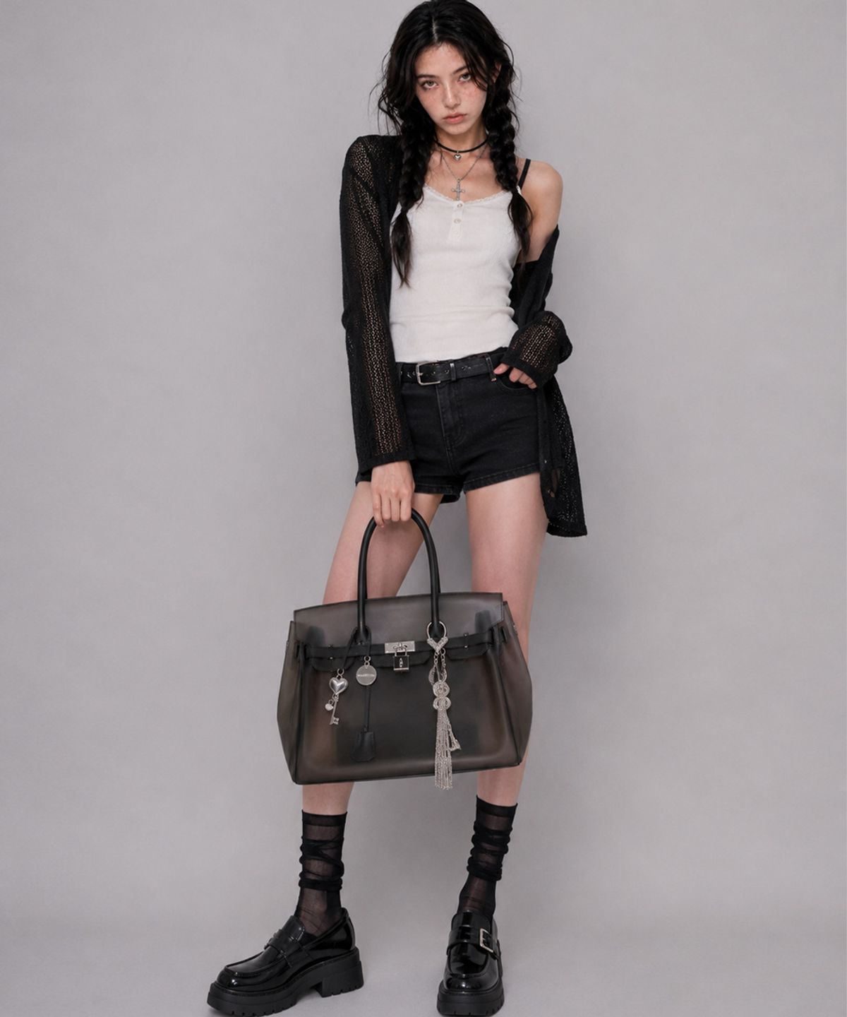 마틴콕스(MATINCOX) Jelly Keyring Bag - black
