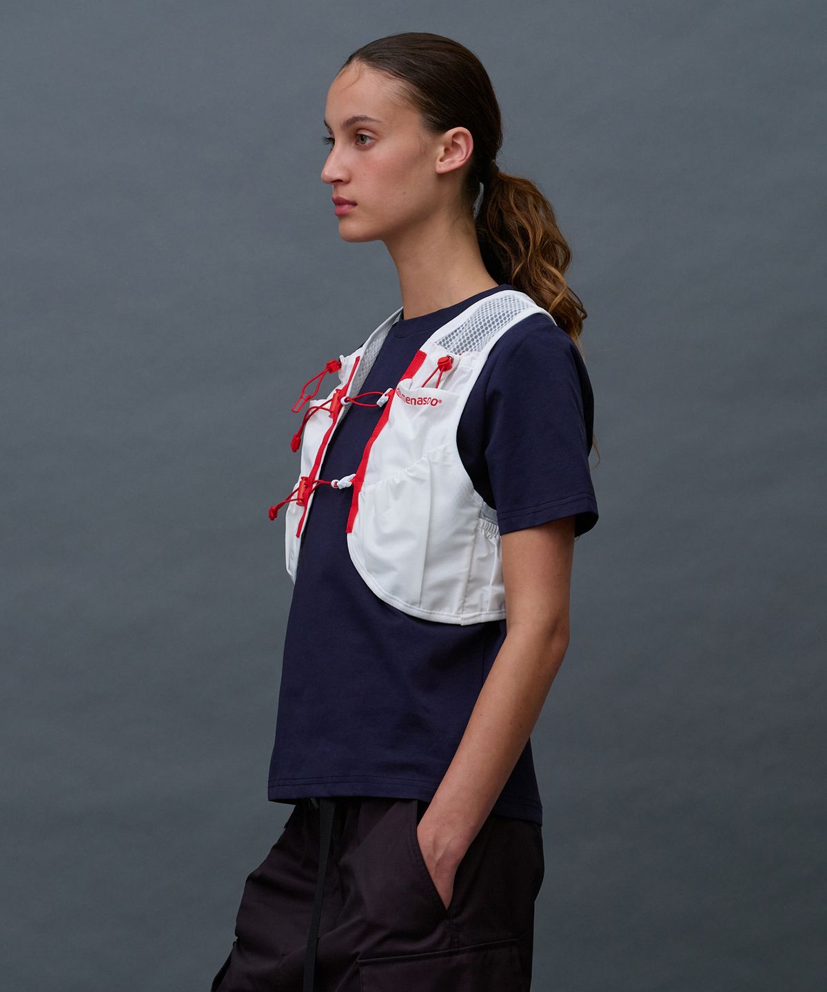 미나수(MENASOO) Active Running Vest_White